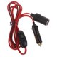 thumbnail image 3 of Cable de extensión para encendedor de cigarrillos con interruptores, enchufe macho a toma hembra, 2 m, 3 of 5