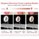 thumbnail image 3 of Espejo de aumento recargable 5X/10X con luz LED y cuello flexible 360°. 3 colores de luz., 3 of 4