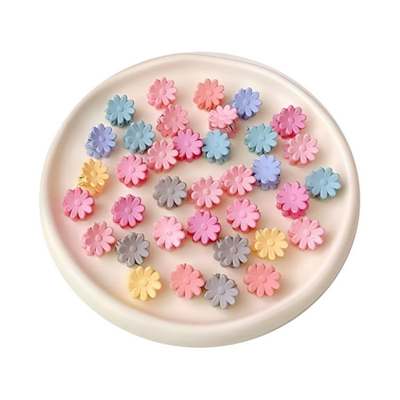 VANIDO 36pcs Baby Girl Mini Hair Claw Clips Toddler Cute Cartoon Decorative Hair Clips Accessories for Party Type 4