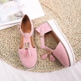 thumbnail image 7 of Women's Slip On Shoes Flats Soft Knit Lightweight Flats Fashion Comfortable For Walking Sneakers Slip On Shoes Pink 9, 7 of 7