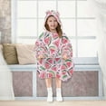 thumbnail image 7 of Watermelon Doodles Wearable Blankets Hoodie Oversize Sherpa Wearable Soft Blanket Warm Cozy 3-14 Age, 7 of 7