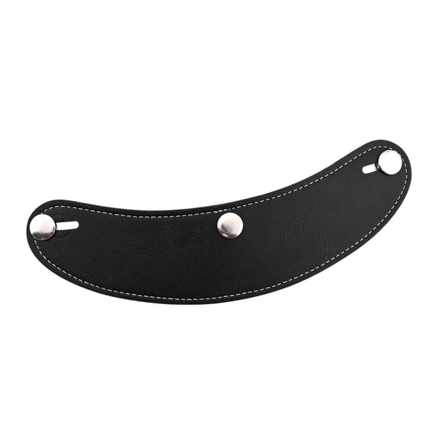 Visera para casco abierto, fácil de instalar, estilo retro, para motociclistas (hombres y mujeres). Pieza de repuesto ligera con protección solar. Negro