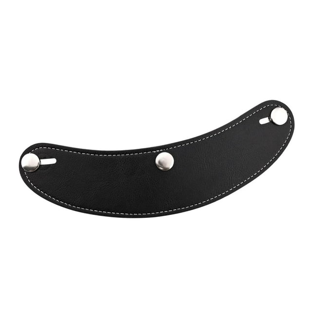 Visera para casco abierto, fácil de instalar, estilo retro, para motociclistas (hombres y mujeres). Pieza de repuesto ligera con protección solar. Negro