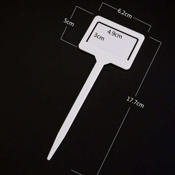 FFENYAN Plant Spring T Type Plant Labels Plastic Plant Tags Nursery Garden Labels