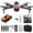 Orange, variant on Black Brushless Motor Drone With 1080P Camera, Wifi Fpv, 360° Obstacle Avoidance, Led Lights, Altitude Hold And Headless Mode For Kids And Adults, 10.6X9.44X2.95In 0.71Lb