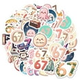 thumbnail image 4 of 35pcs-100pcs Charming Animal Stickers Cute Character Stickers Vibrant DIY Stickers for Notebooks Laptops Suitcases, 4 of 9