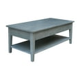 thumbnail image 5 of International Concepts Spencer Gray Wood Coffee Table, 5 of 11