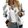 thumbnail image 2 of FAVIPT 2024 Faux Leather Jackets for Women,Leather Jacket Women Long Sleeve Faux Suede Motorcycle Jacket Solid Color Zip Up Coat Stand Collar Lightweight Fall Tops, 2 of 6
