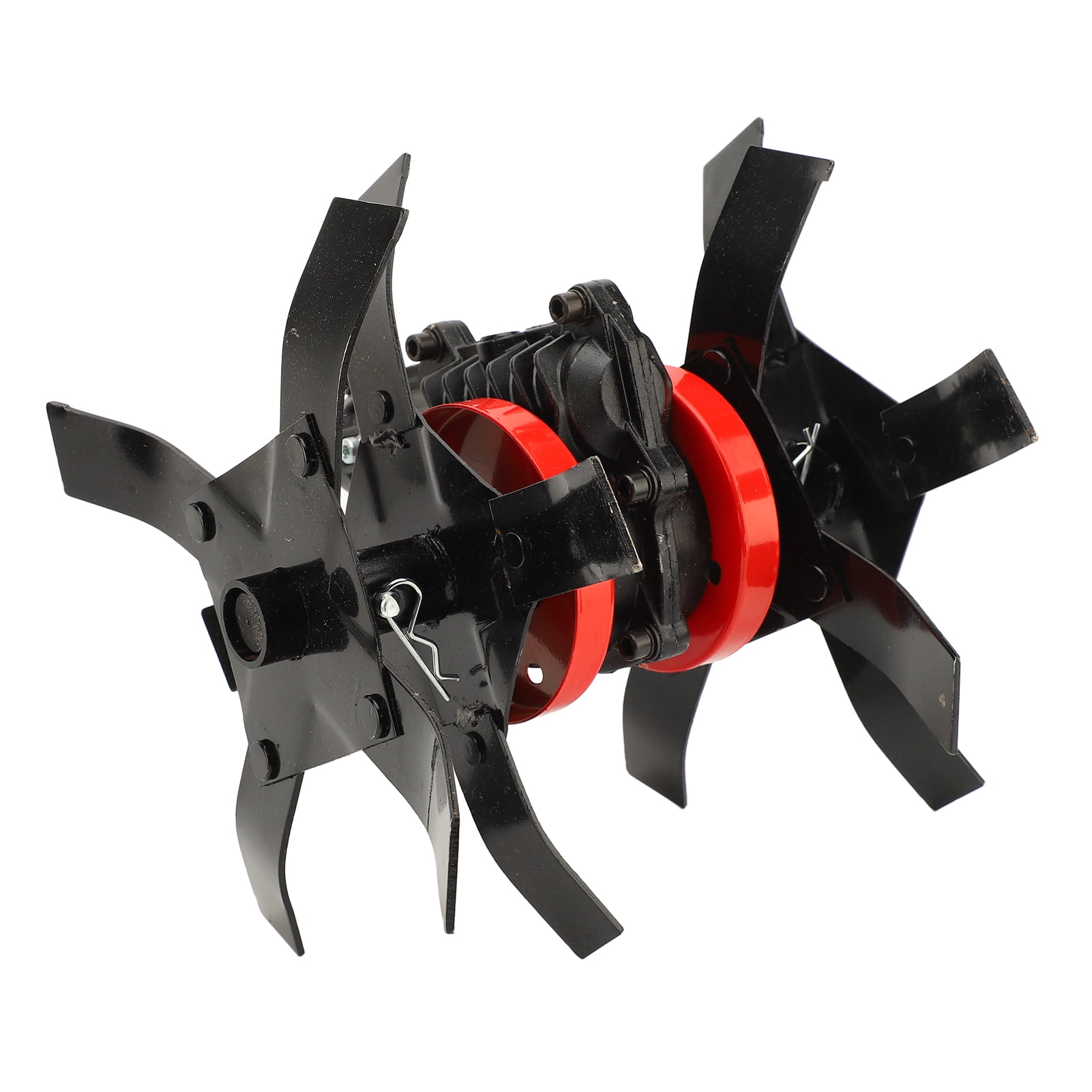 Mower Loosening Wheel, Aluminum Iron Alloy 9 Teeth Grass Cutter Loosening Wheel  for Weeding