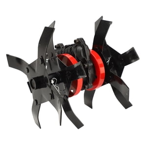 Mower Loosening Wheel, Aluminum Iron Alloy 9 Teeth Grass Cutter Loosening Wheel  for Weeding