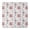 Vintage Baseball Elements, variant on White Baseball Fun Club Pattern Square Fitted Tablecloth with Elastic Edge,Square Table Cover,Washable Elastic Table Cover for Home Kitchen Party Decor 34"x34"