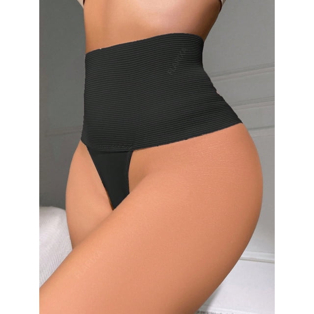 Tangas de control de abdomen para mujer, cintura alta, vientre plano, diseño de cintura alta, ropa para las cuatro estaciones