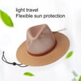 thumbnail image 3 of Happy Date Straw Sun Hat Wide Brim for Men and Women - Handcrafted, Lightweight Golf and Beach Hat, 3 of 6