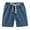 Blue, variant on Linen Shorts Boys Drawstring Linen Shorts Breathable Casual Shorts Summer Girls Boys Shorts (Yellow 10)