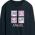 thumbnail image 3 of Disney - Lilo & Stitch - All The Expressions Of Angel - Men's Long Sleeve T-Shirt, 3 of 5