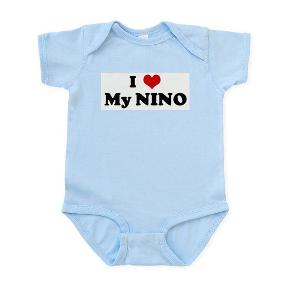 CafePress - I Love My NINO Infant Bodysuit - Baby Light Bodysuit, Size Newborn - 24 Months