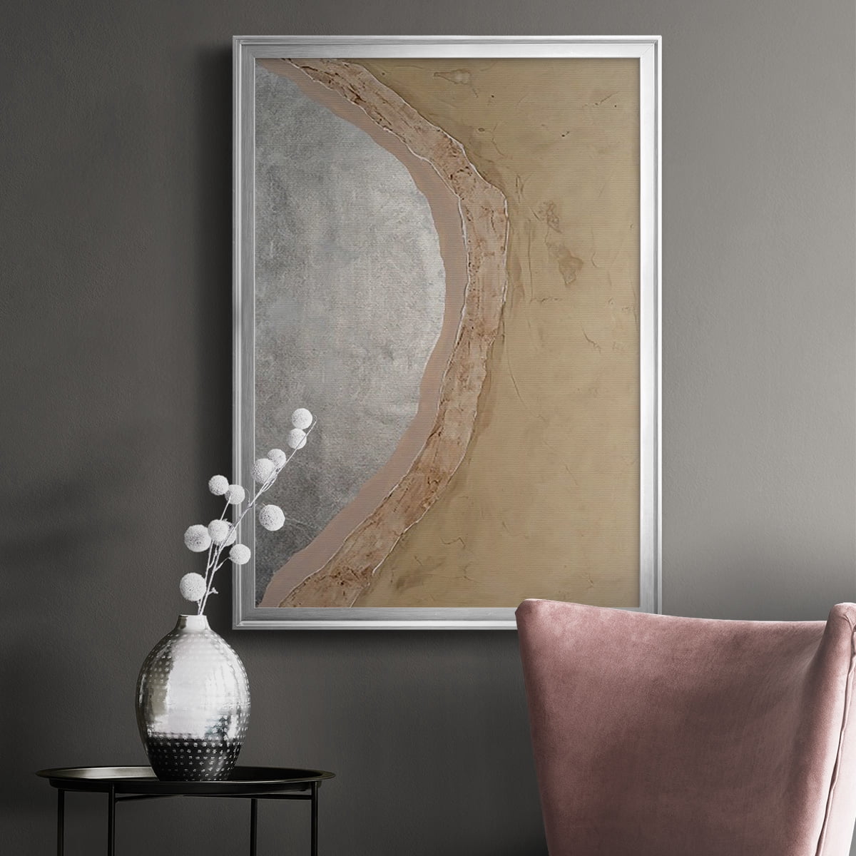 Silver Lake I Premium Framed Print, in Gold, Black, or Silver - Ready to Hang