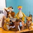 thumbnail image 4 of Peluche de la Edad de Hielo, ardilla, mamut, elefante, tigre dientes de espada, muñeco de peluche suave, almohada para dormir, regalos para niños y niñas, 4 of 5