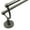 Satin Nickel, variant on Rusticware 8222BLK Midtowne Black 24 In. Double Towel Bar