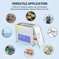 thumbnail image 3 of Commercial Ultrasonic Cleaner, 6.5L Professional Ultrasonic Cleaner, 40kHz with Digital Timer & Heater, 180w Excellent Cleaning Machine for Watch Eyeglasses Rings, 3 of 7