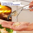 thumbnail image 5 of Pelador de gambas y camarones, cuchillo pelador de gambas de acero inoxidable de primera calidad, acero inoxidable profesional, 5 of 5