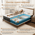 thumbnail image 3 of VQRking Full Mattresses,10 inch Hybrid Cooling Gel Memory Foam Mattress in a Box,Medium,Comfort Sleep,Pressure Relief&Motion Isolation,Adult, 3 of 9