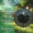thumbnail image 5 of Serene Metal Hanging Wind Spinner - Concentric Waves & Rural Scene Design for Yard & Garden - Dreamlike Full Moon & Tree, 5 of 6