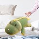 thumbnail image 4 of Dinosaurio de dibujos animados Felpa Almohada Juguete de peluche para dormir, ver la televisión Almohadas decorativas Suave y cómoda Almohada Verde 80cm Baoblaze Juguetes de animales de peluche, 4 of 7