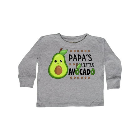 

Inktastic Papa s Little Avocado with Cute Baby Avocado Gift Toddler Boy or Toddler Girl Long Sleeve T-Shirt