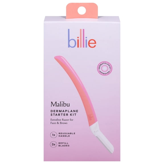 Billie Dermaplane Starter Kit   3 Blade Refills - Malibu - each (Packaging May Vary)