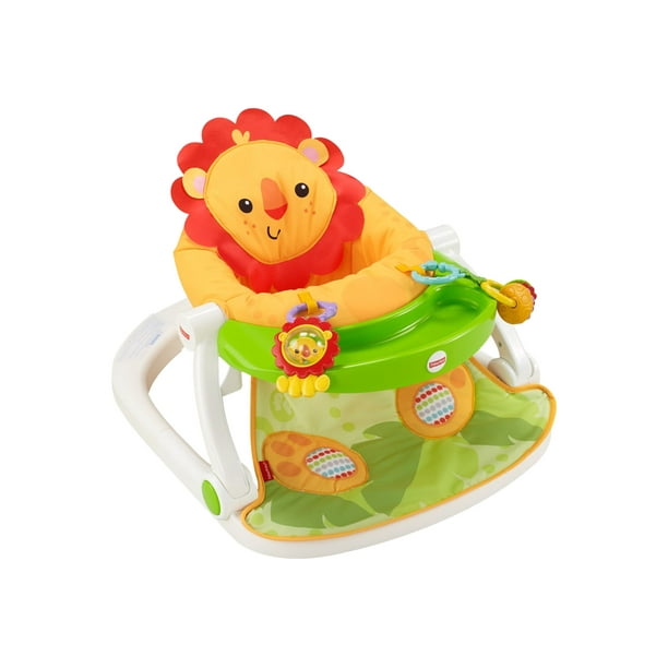 Fisher Price Sit Me Up Floor seat Lion foldable Walmart