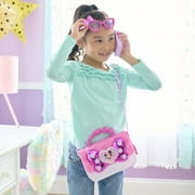 Disney Junior Minnie Mouse Bowfabulous Bag Set, 7-piece Dress Up and Pretend Play Toy Purse, Kids Toys for Ages 3 Up