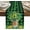 Green Gold Black, variant on St. Patrick''s Day Table Runner 70 Inches Long, Green Clovers Coin Buffalo Plaid Kitchen Dining Burlap Linen Tablerunner for Small/Round/Square/Wedding/Coffee/Dining Table Party Home Décor 13 x 70