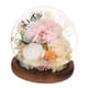 thumbnail image 5 of Regalo de flores preservadas Regalos del día de la madre para esposa Regalo único a largo plazo con flores reales ligeras para su novia esposa mamá champán, 5 of 8
