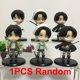 thumbnail image 1 of Figuras de acción de el rompecabezas de Levi Mikasa Ackerman, muñecos de Anime de 10cm, Armin Arlert Eren Jager, 1 unidad Gong Bohan LED, 1 of 2