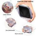 thumbnail image 2 of PU Leather Coin Purse Wallet Compact Water-Resistant Card Cases Money Organizers Santa Claus in Sleigh, 2 of 7