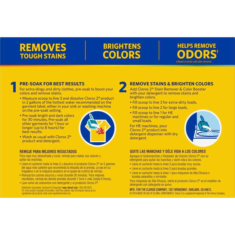 Clorox 2 Laundry Stain Remover & Color Booster, 49.2 oz photo 2