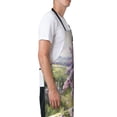 thumbnail image 5 of Cauagu Lilacs Teapot Scenic Painting Aprons with Pockets,Waterproof Apron for Women,Kitchen Cooking Apron Adjustable Bib Aprons Chef Apron for Cooking,Drawing,Crafting, 5 of 8