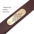 thumbnail image 3 of Didigo Soft Leather Personalized Dog Collar Pet Puppy Name Number ID Tag Engraved, 3 of 6