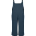 thumbnail image 4 of Combinaisons pour Femmes Sans Manches Dos Nu Bretelles Spaghetti Pantalon Large, 4 of 5