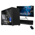 thumbnail image 1 of Xtreme PC Gaming AMD Radeon RX 6600 Ryzen 5 5500 16GB SSD 500GB Monitor 23.8 144Hz WIFI Black negro, 1 of 6