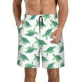 thumbnail image 2 of Uemuo Sea Turtle Pattern Men's Swim Trunks Hawaiian Beach Bathing Suit Swimsuits Beach Quick-Dry Shorts with Pockets-X-Large, 2 of 9
