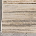 thumbnail image 3 of Well Woven Custom Size Runner - Choose Your Length - Sevvina Ivory & Brown Zig-Zag Stripes Distressed 27 Inches Wide x 11 Feet Long Runner (27" x 11' Runner) Rug, 3 of 6