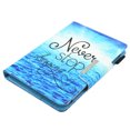 thumbnail image 4 of Allytech Universal Case for 7-8 Inch Tablet, PU Leather Smart Book Style Stand Protective Case with Card Slots Magnetic Closure Protector for All 7-8 Inch Tablet, Never Stop, 4 of 10