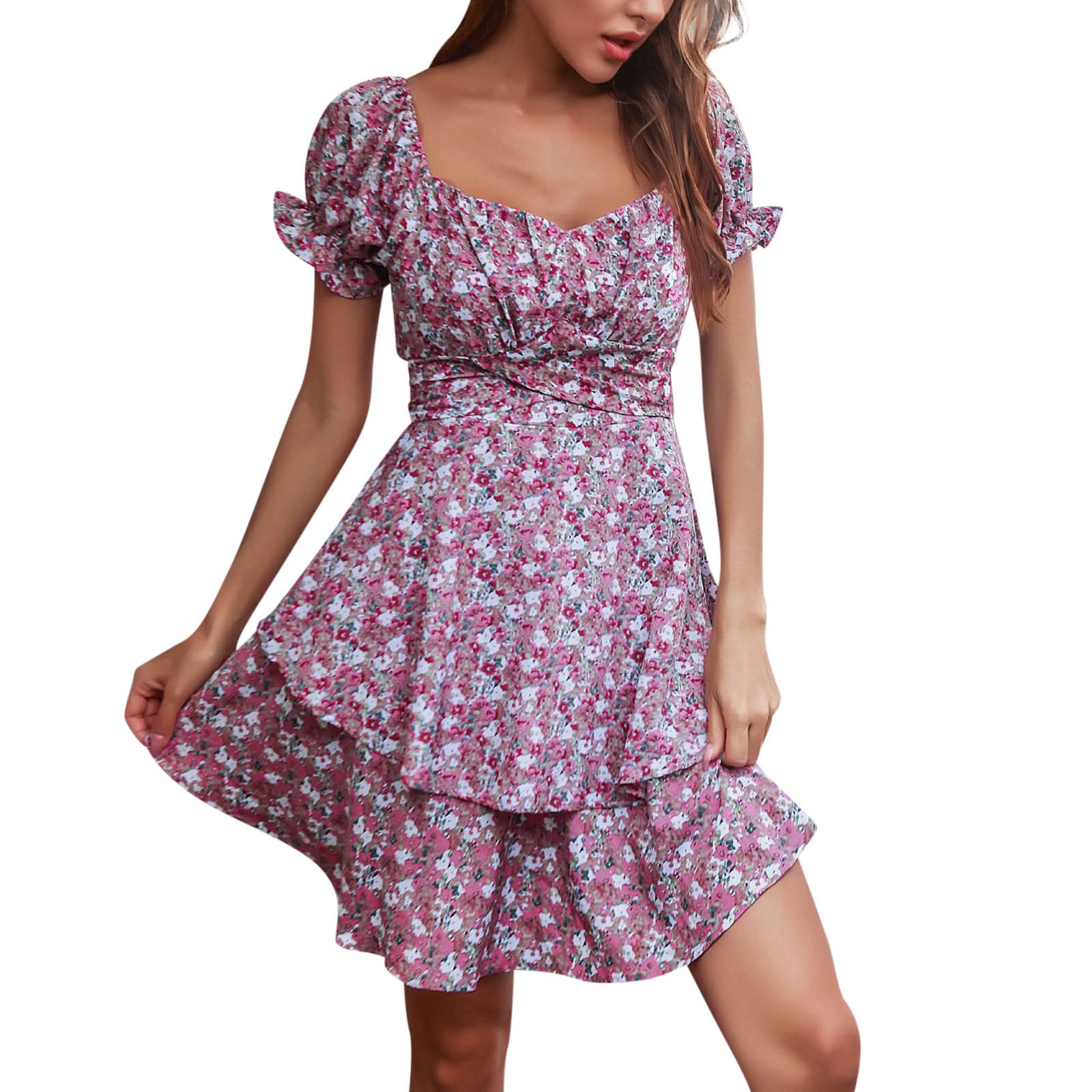 Over Again - Floral Mini Dress for Teen Girls