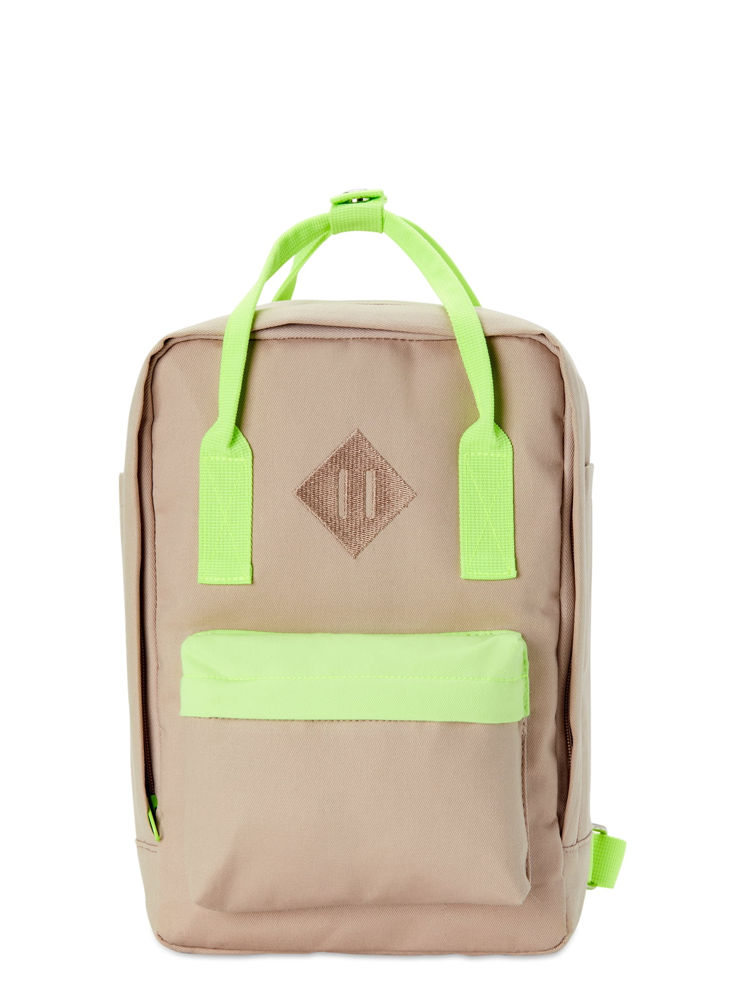 neon green mini backpack