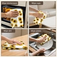 thumbnail image 5 of 6 Pcs Funny Kitchen Towels,Black Geometric Triangle Gear Pattern Microfiber Dish Towels,Kitchen Tea Towels,Kitchen Towel Set (18" X 26"), 5 of 7