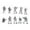 Silver, variant on Huanglei Men Action Figures Small Soldiers For Boys 100 Pcs Soldier Toy Playset Toys Party Decorations Birthday Toys