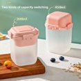 thumbnail image 4 of CNKOO Overnight Oats Container with Lids - Plastic Containers with Lids - Oatmeal Container to go | Portable Cereal and Milk Container on the go | Airtight Snap Lock Storage Jars, 4 of 6