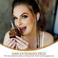 thumbnail image 4 of 4 extensiones de cabello sintético para mujer, largas, con coleta y trenzas., 4 of 7